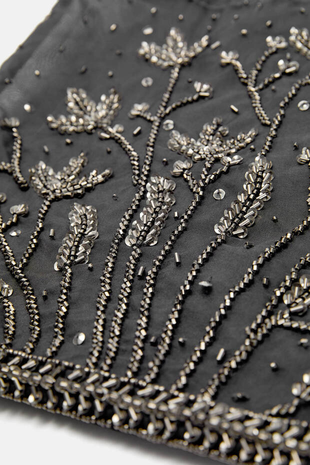 Boncuk detaylı çanta - 5