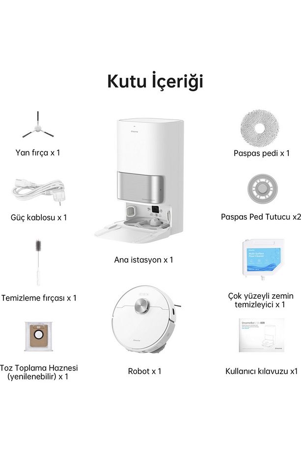 L10s Ultra Robot Süpürge, Otomatik Paspas Temizleme Ve Kurutma, 5300pa Emiş + AI Navigasyonu - 3