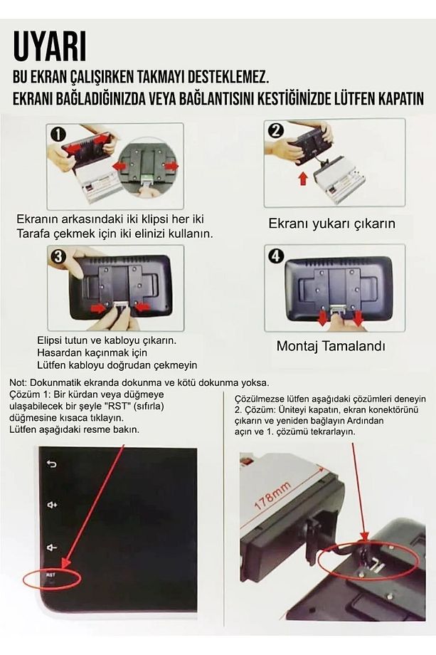 Primat P1002 10.1inç Android15 Tek Din Carplay 2gb Ram 32gb Hafıza 360 Derece Ekran Multimedya Teyp - 4
