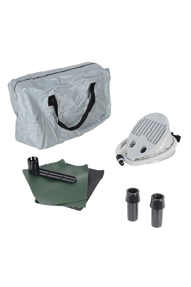 2.40m*128cm 0.70mm Izgara Taban Şişme Bot (ARMY GREEN) Standart-standart - 4
