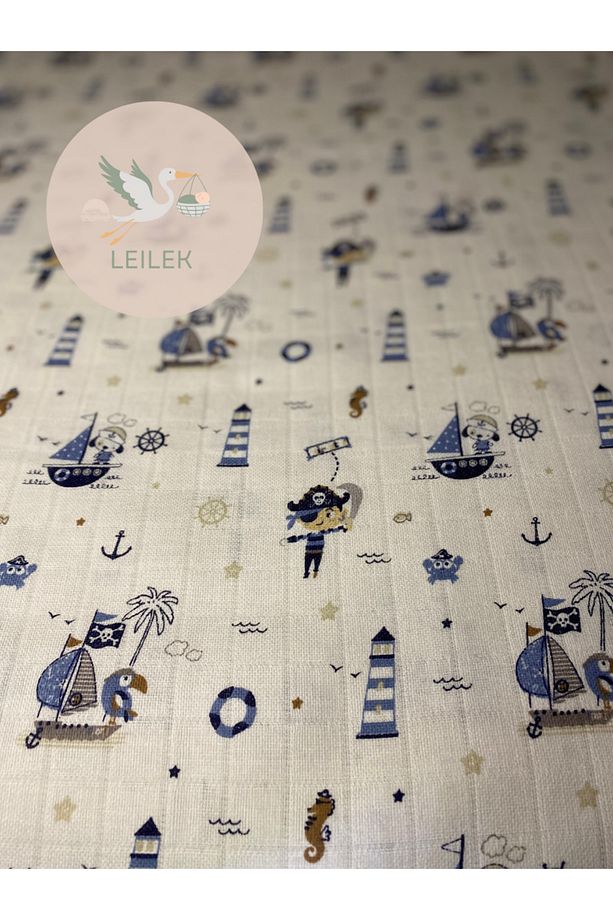 Desenli %100 Pamuk Muslin Puset Örtüsü,Bebek Puset Örtüsü - 3