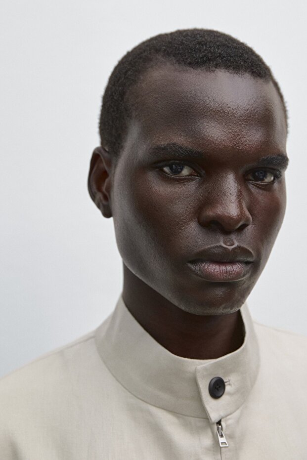 %100 keten hafif ceket - 4