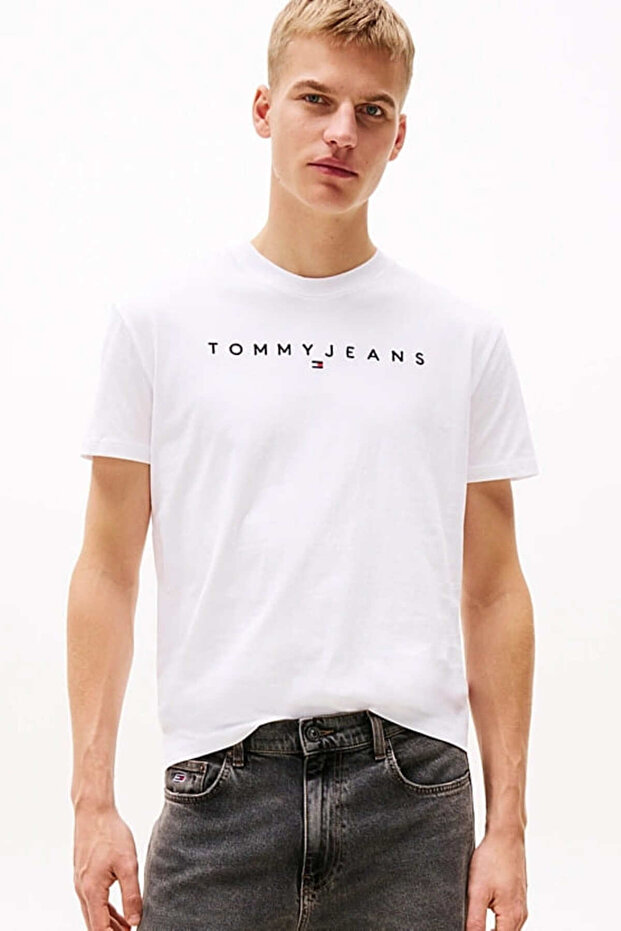 Men's Tjm Logo Embroidered T-Shirt - White