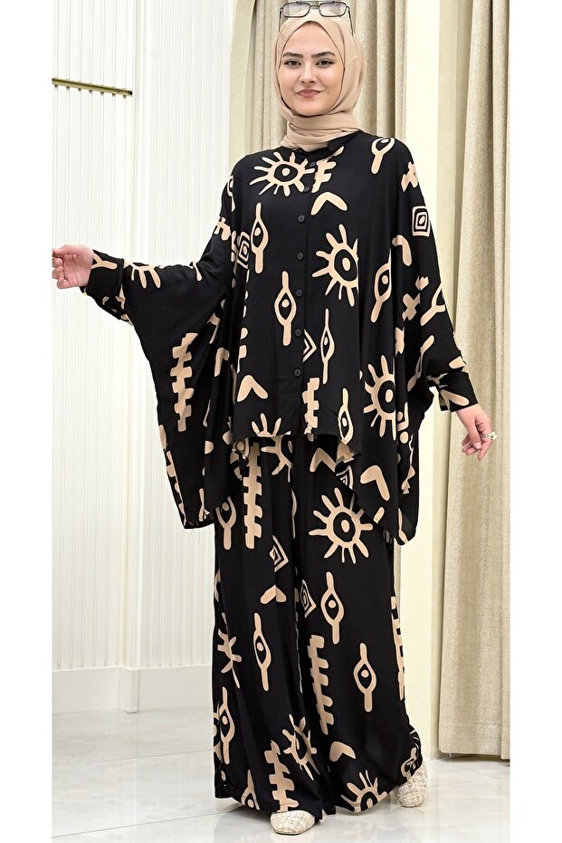 طقم قطن أصلي مزدوج - 1