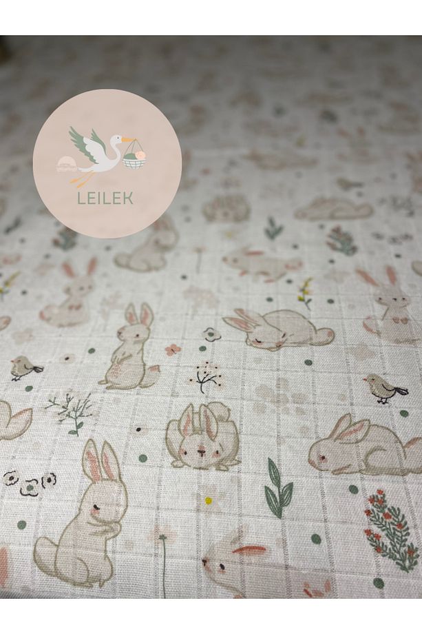 Desenli %100 Pamuk Muslin Puset Örtüsü,Bebek Puset Örtüsü - 3