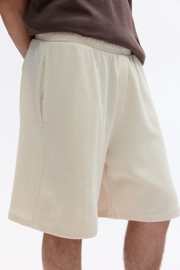 Gofre kumaş Bermuda jogger - 5