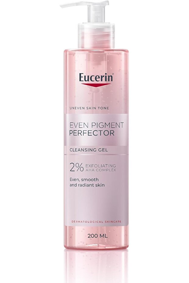 Eucerin Even Pigment Perfector Cleansing Gel, with 2% Exfoliating AHA Complex, Visible Spot Reductio