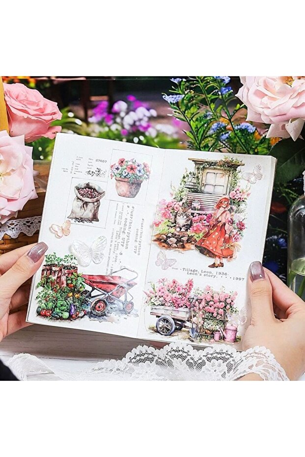 O7-15 قطعة ملصق PET للحديقة - رقم: 2 - 5