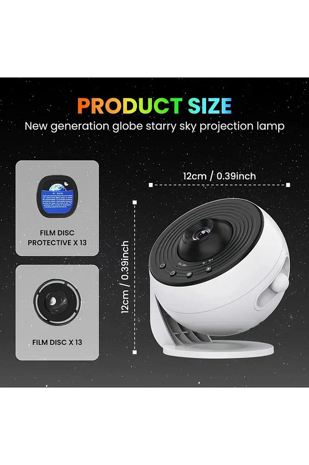 Galaxy Görünüm 4K Projektör 15 Doga Sesi ve 1:1 Görüntü Kaseti 13 Adet - 8