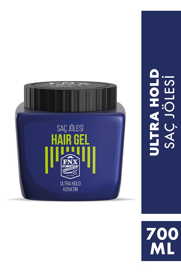 Fnx Barber Keratin Ultra Hold Jöle 700 ml - 1