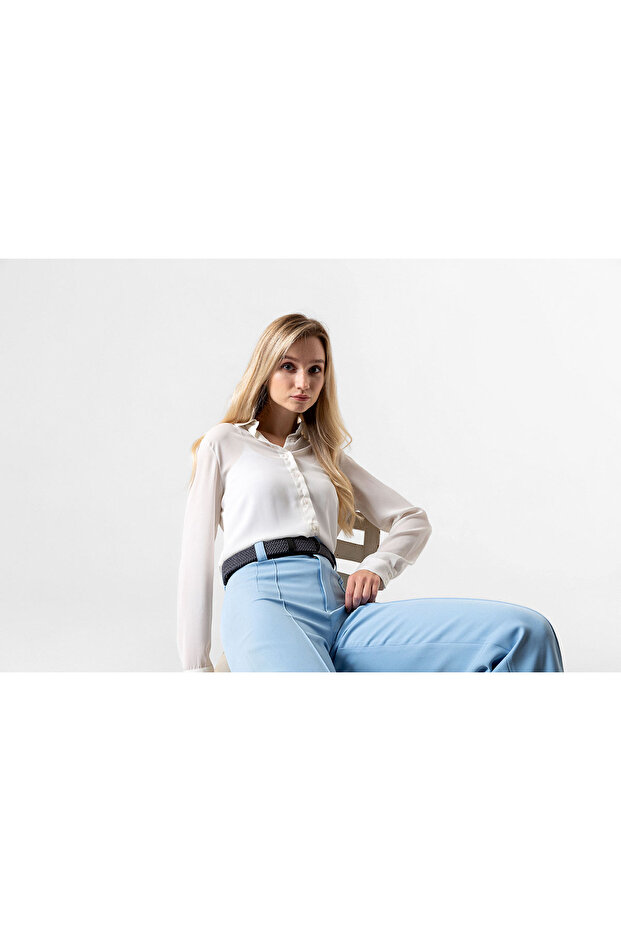 Elastik Örgü Unisex Kemer Antrasit - 4