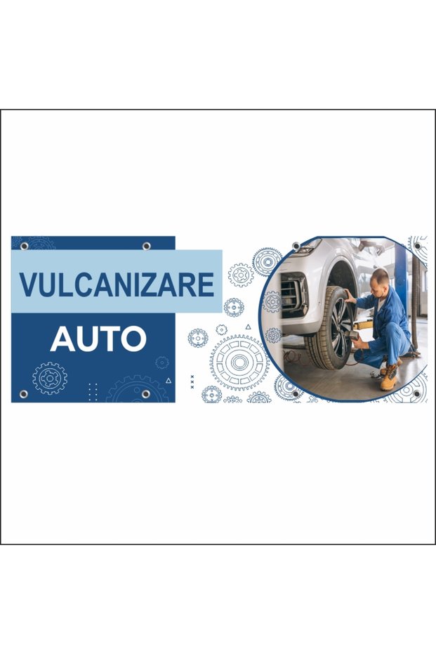 Banner "Vulcanizare auto" model 2, 200 x 80 cm