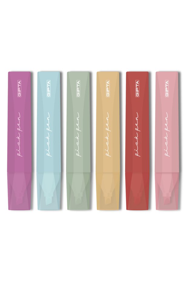 Highlighter Marker Pen - Pickpen 6 Color Set F1557