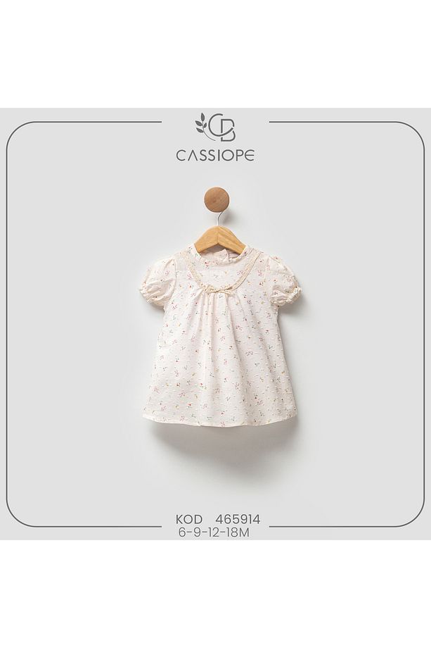 Çiçekli Bebek Elbisesi - 1