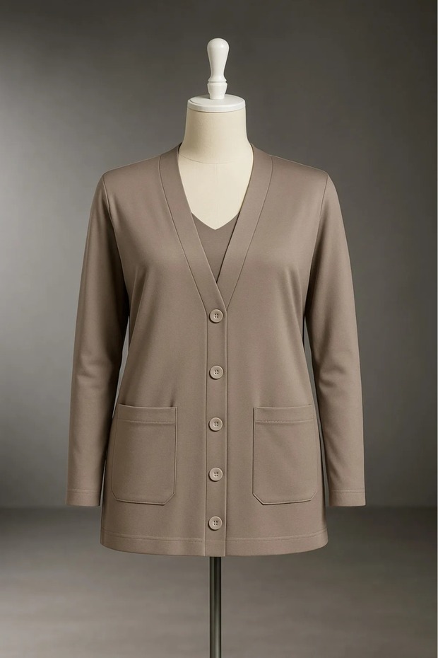 سترة ممشطة رقيقة - 3