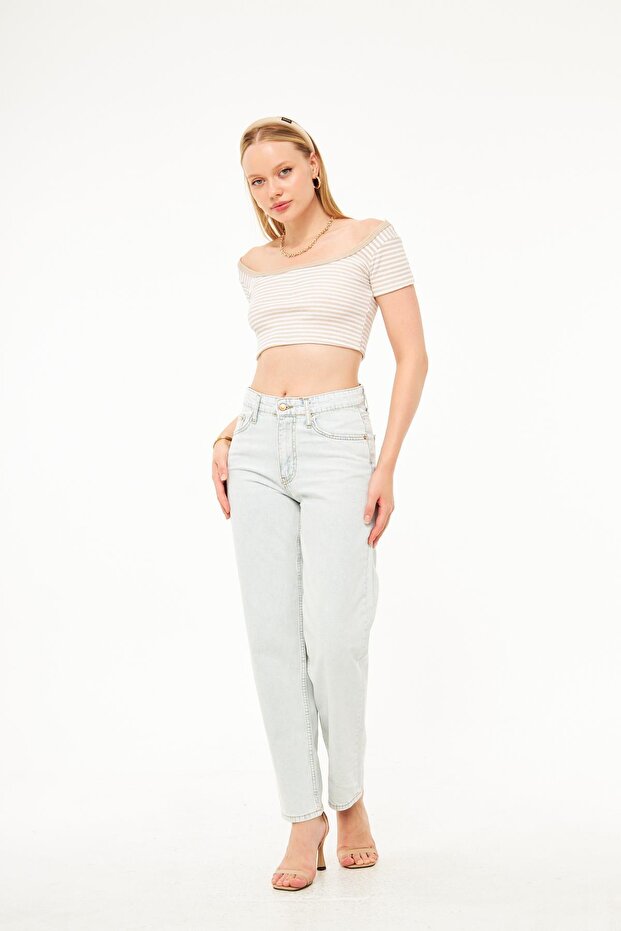 Kadın Denim Pantolon - 2