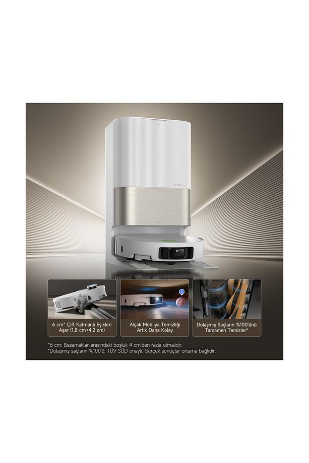 Techx X50 Ultra Complete Vacuumix Cleaner Robot Süpürge, 20.000 Pa , 4.5 Litre Su Haznesi - 1