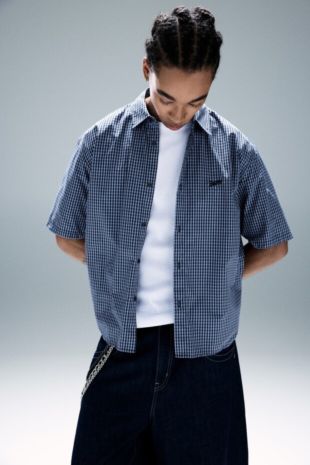 STWD kareli kısa kollu gömlek - 1