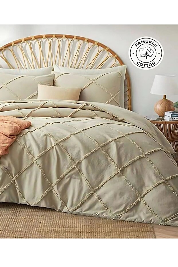 AİMAR ÇİFT KİŞİLİK BEJ - 1