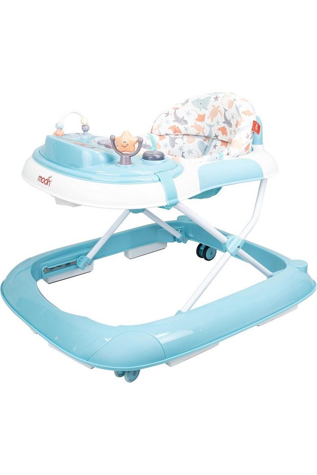 Pace Height Adjustable Baby/child Walker With Music And Toys Play Tray- From 6 Months