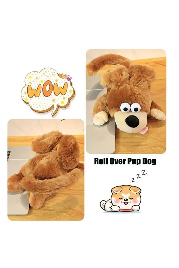 Roffle Roly Kahkaha Ile Yuvarlanan Pilli Hareketli Interaktif Gülen Köpek (TEK ADET FİYATIDIR) - 6