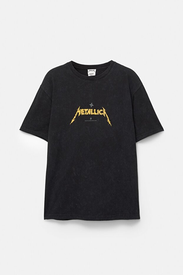 Siyah Metallica t-shirt - 6