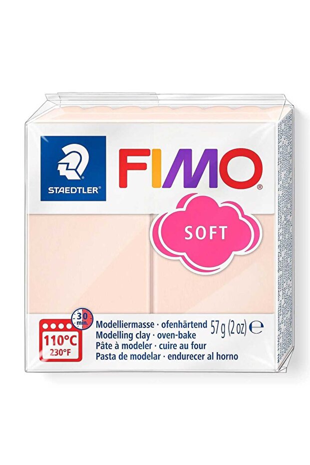 FIMO Soft Modeling Clay 57g Conch Shell Pink - 1