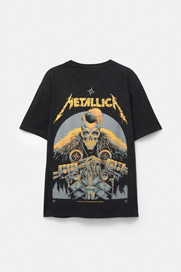 Siyah Metallica t-shirt - 7