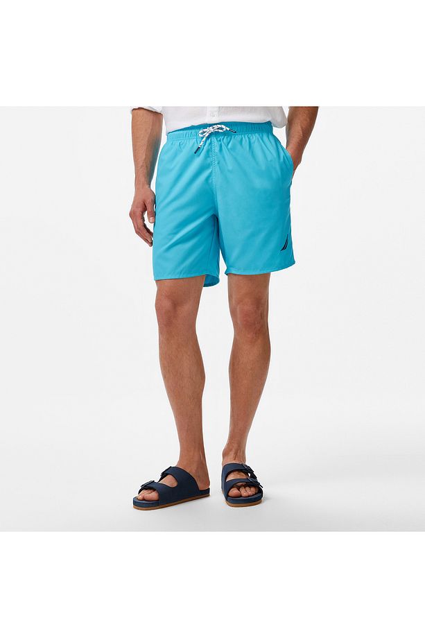Erkek Mavi Regular Fit Deniz Şortu - 3