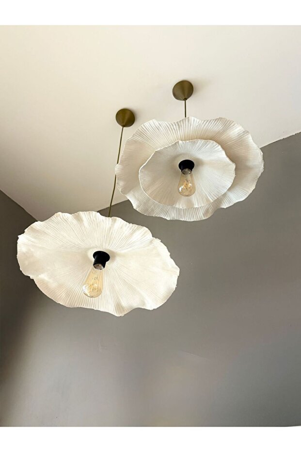 2'li Modern Avf İki Katlı Sarkıt Avize & 60 cm Avize - 1