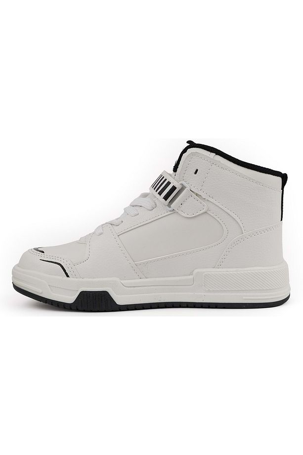 Cool King JoranS Uzun Boğazlı Ortopedik Taban Unisex Çocuk Spor Ayakkabı BEYAZ - 5