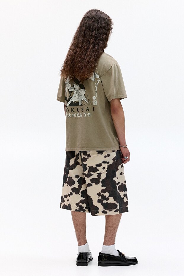 Hokusai grafik t-shirt - 3