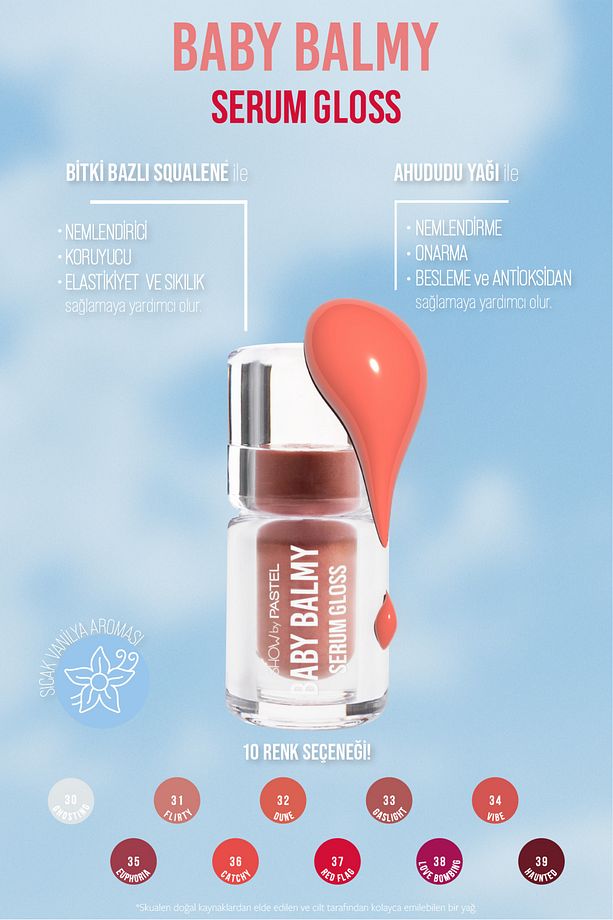 Baby Balmy Serum Gloss - Dudak Parlatıcısı Ve Dudak Bakımı 32 Dune - 3.2 ml - 5