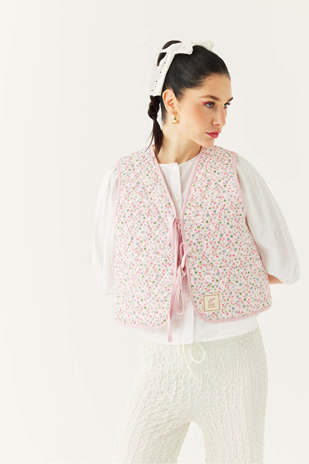 Daisy Çift Taraflı Yelek - 7