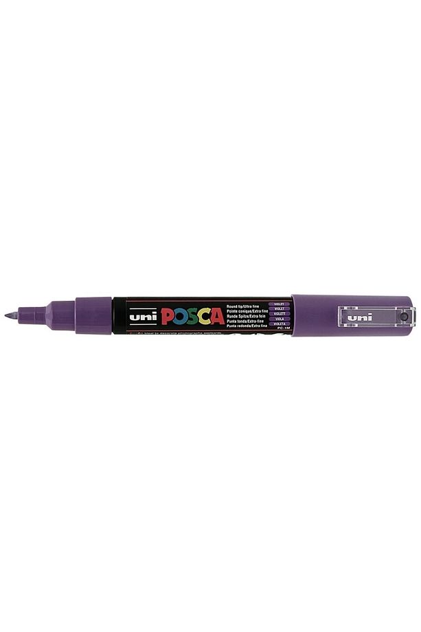 Unıball Posca 0.7 Mm Markör Kalem Mor - 1