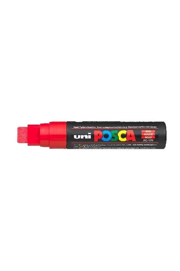 Posca PC-17K Boyama Markörü 15 mm Kesik Uç KIRMIZI - 1