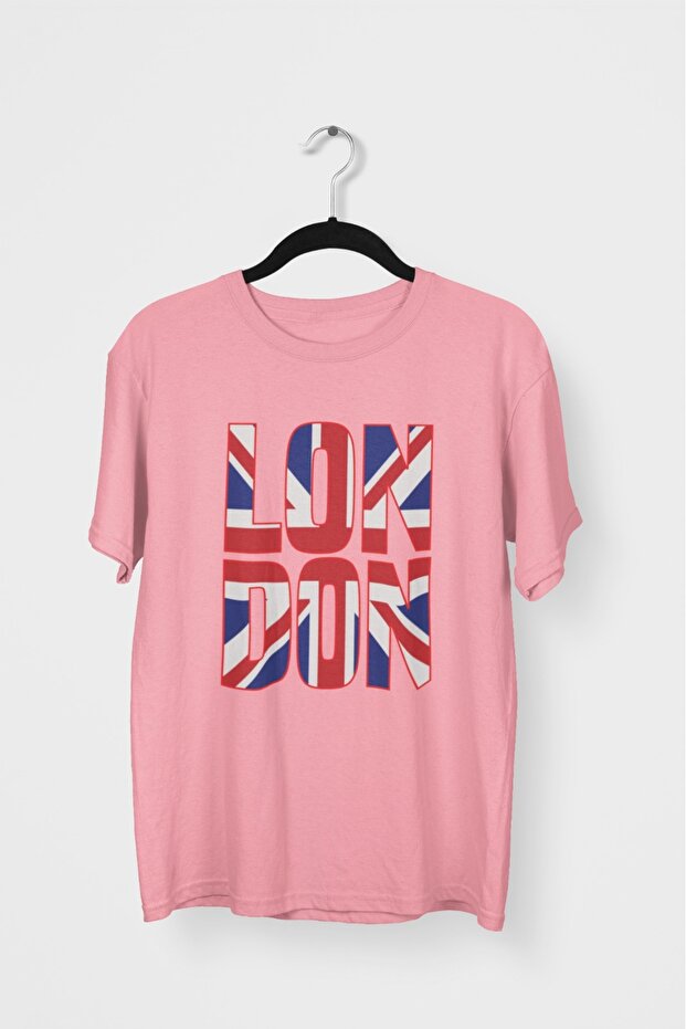 Men/Women -London- Transfer Printed Round Neck Short Sleeve T-Shirt