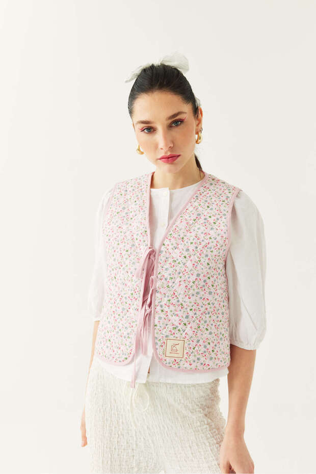 Daisy Çift Taraflı Yelek - 6