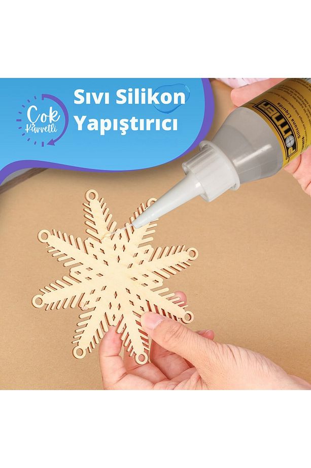 3’lü Güçlü Yapıştırıcı Seti, PVA (100ml), Superfix(120cc), Soğuk Silikon(100ml) Hobi DIY Tutkal Set - 3