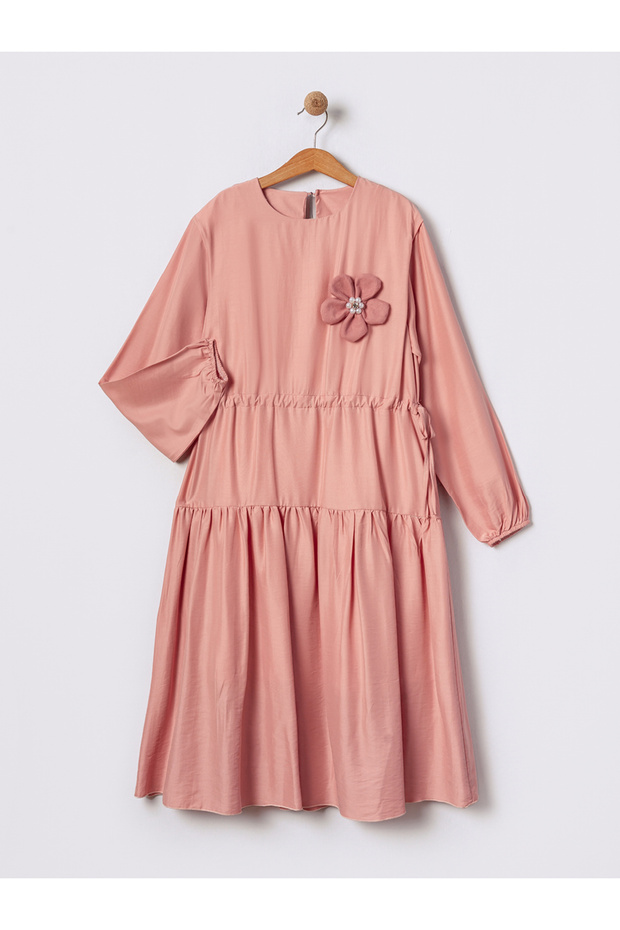 Girls' 7-14 Years Old Long Sleeve Dress