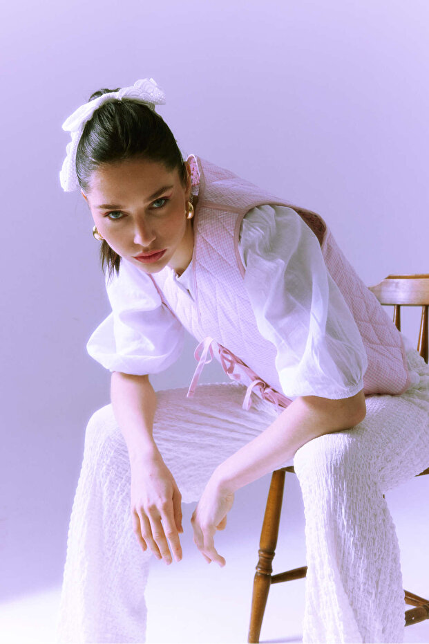 Daisy Çift Taraflı Yelek - 1