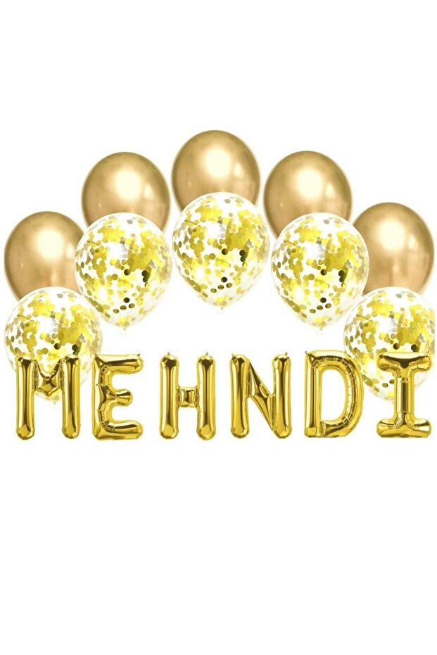 Mehndi Balloon Bundle - Festive Party Balloons