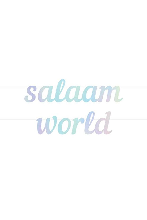 2M Salaam World Letter Party Banner