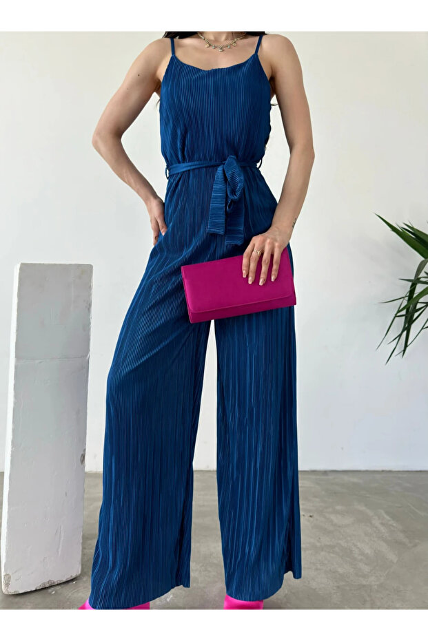 Krinkıl Kumaş Şık Tulum - 2