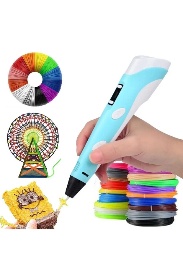 3D Printer Three-Dimensional Pen Pen Printer - with Adapter - 1