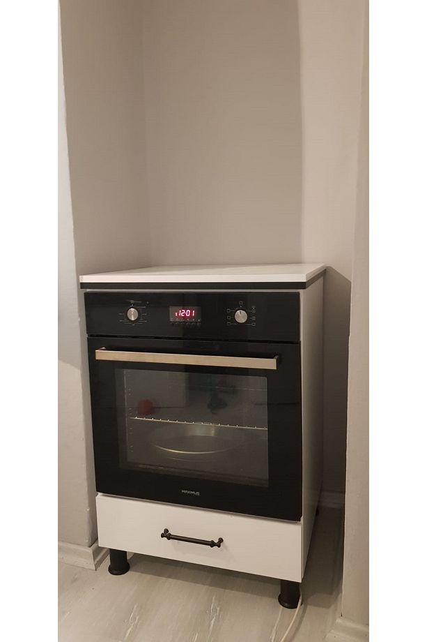 Ankastre Fırın Dolabı 1. Sınıf Kastamonu Entegre Mdf Imalat, Extra Destekli Fırın Rafı. - 5