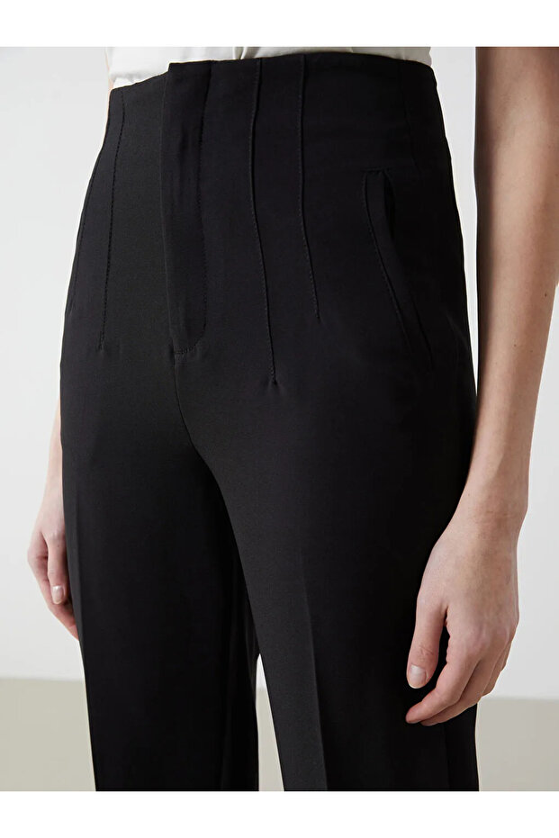 LCW Vision Siyah Dar Fit Kadın Pantolon - 3