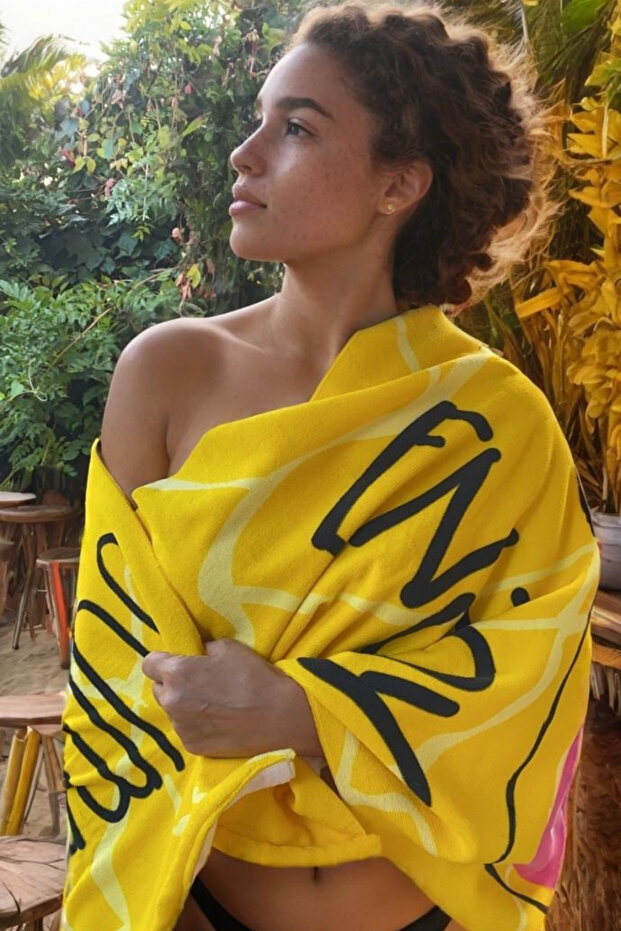 Felnőtt uniszex 70x140 cm-es nyári mintás strandtörölköző - fürdőlepedő - tengeri törölköző - 1