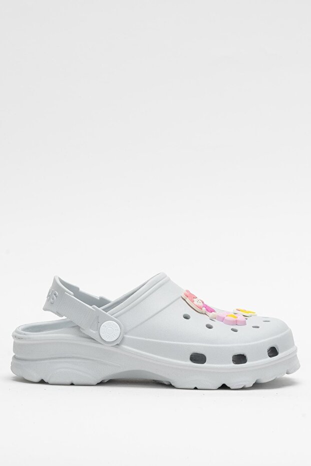 Children's Non-Slip Sole Sea Beach Pool Slippers Sandals Gray