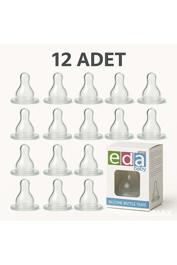 Eda Silikon Biberon Başlığı *12 adet - 1